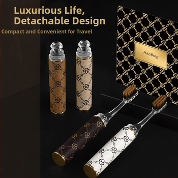 Han Bing K221 rankinis dantų šepetėlis suaugusiems, 4 vienetų dovanų dėžutėje