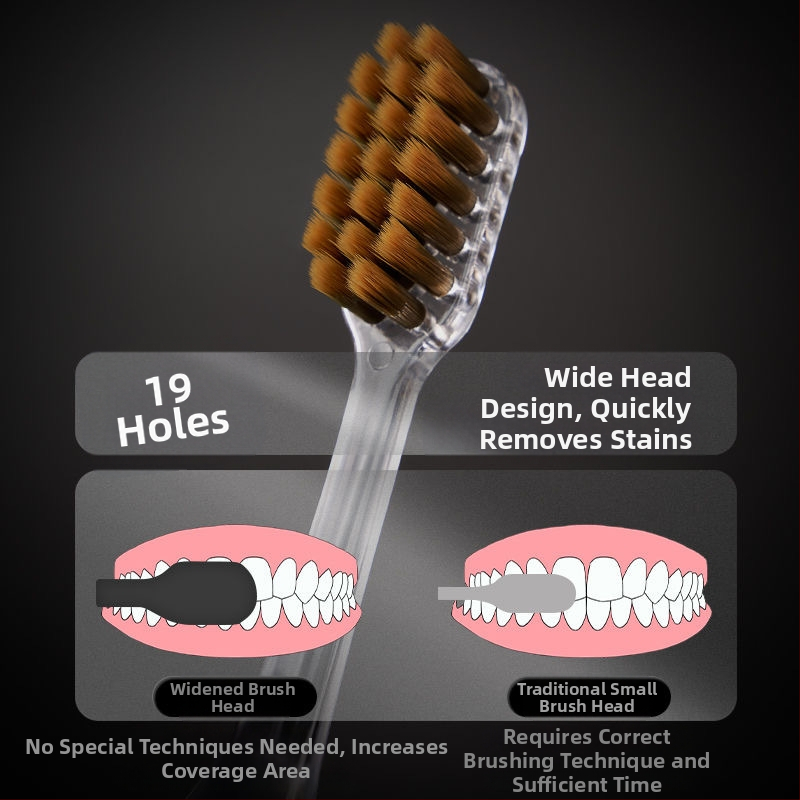Han Bing K221 ръчна четка за зъби за възрастни, 4 броя в подаръчна кутия
