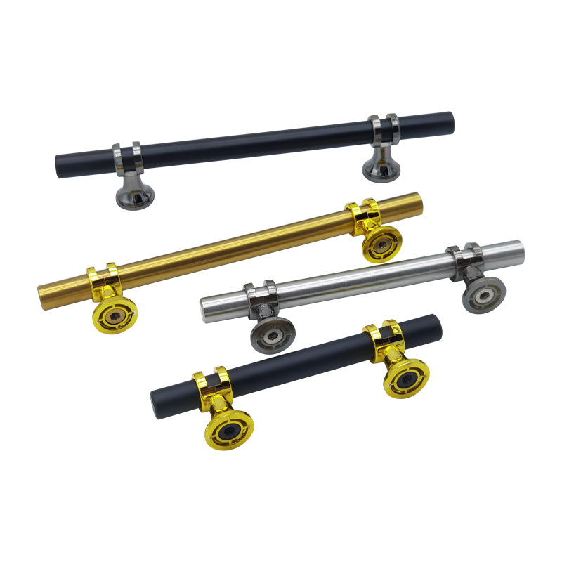 Spintelės rankena – apvali vamzdelio forma iš nerūdijančio plieno, modelis CM106, baldų priedai, modernus paprastas stilius