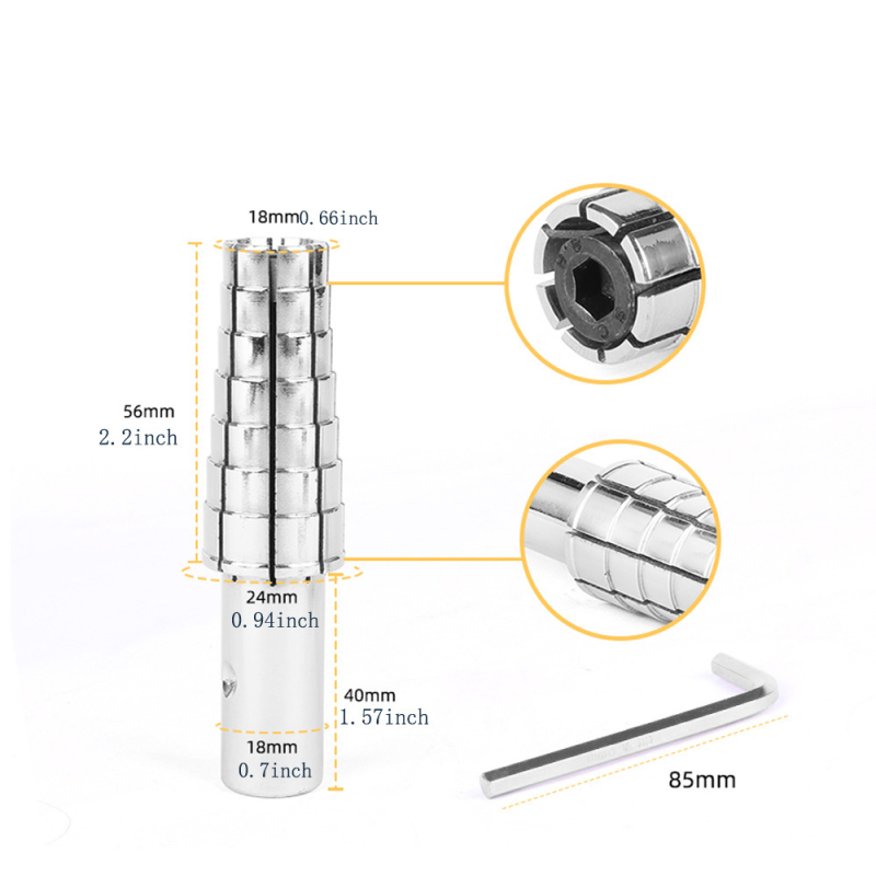 Gyűrűkitágító eszköz belső gyűrű kiterjesztéséhez DIY ékszerekhez, méretek 19×6×3 cm