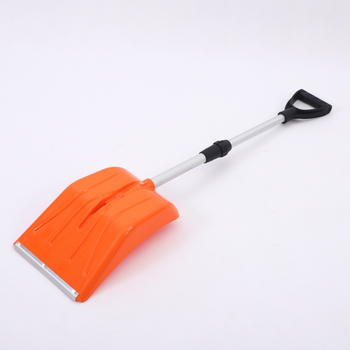 Φτυάρι χιονιού αυτοκινήτου με αλουμινένιο άκρο και πλαστική λεπίδα για εξωτερική απομάκρυνση χιονιού