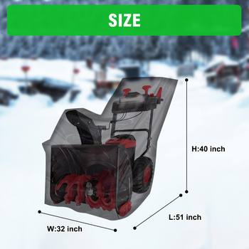 Κάλυμμα Αποχιονιστή 210D Oxford Ύφασμα (Υλικό: 210D Oxford ύφασμα; Τύπος: Κάλυμμα χιονιού; Εισαγωγή: Όχι; Μάρκα: Καμία)