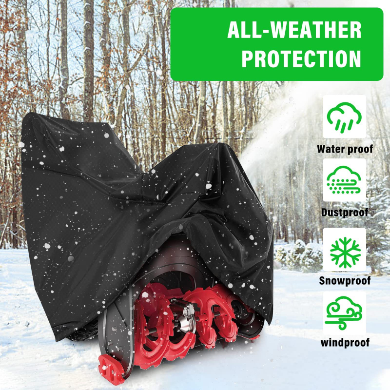 Покривало за снегорин 210D Oxford плат (Материал: 210D Oxford плат; Тип: покривало за снегорин; Внос: Не; Марка: Няма)