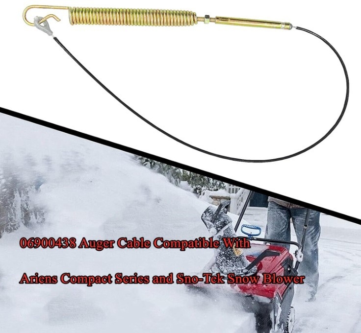 Кабел за снегорин за горен шнек – модели 06900438/06900439, марка PY, съвместим с различни модели, авторизирани частни марки: Да
