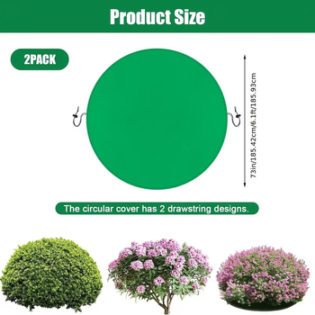 Κύκλικό χειμερινό προστατευτικό κάλυμμα δέντρων, μη υφαντό πολυπροπυλένιο, με κορδόνι σφίξισης και δυνατότητα αδειάσματος