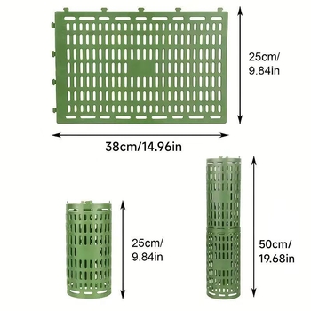 Πλαστικό προστατευτικό κορμού δέντρου, κατάλληλο για δέντρα και δενδρύλλια, μάρκα Chuanyu