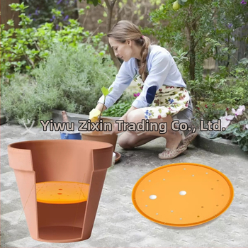 Пластмасова тапа за дренаж на саксия – модерен арт украса за окачване