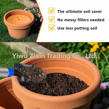 Пластмасова тапа за дренаж на саксия – модерен арт украса за окачване