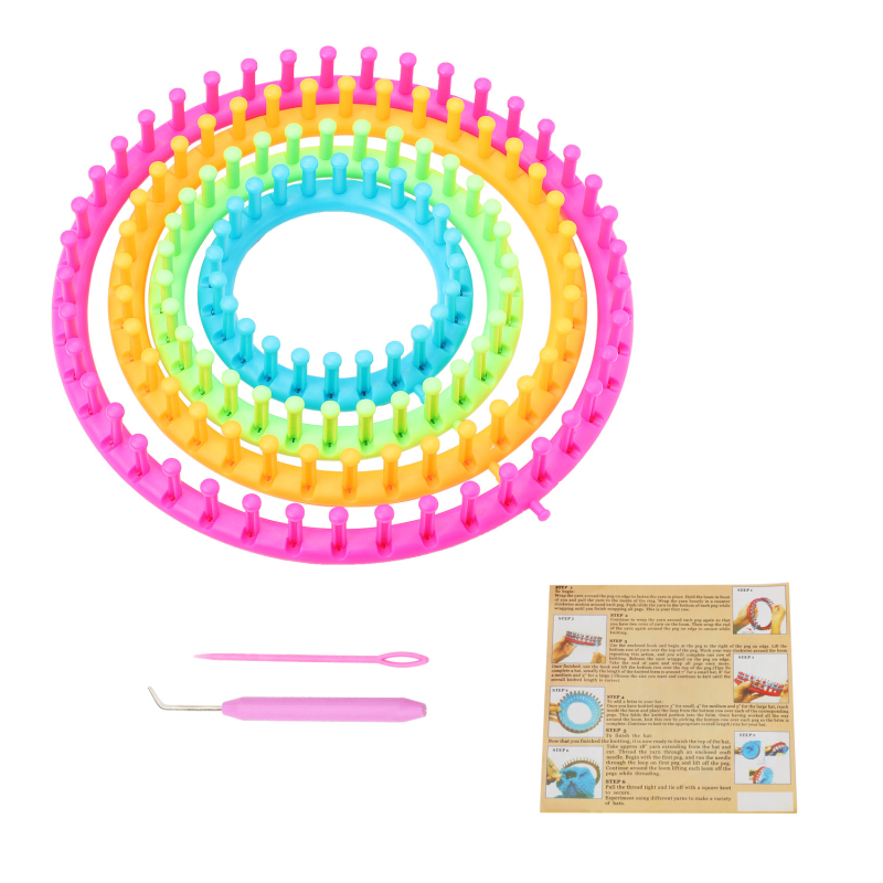 Kézi körkötő készlet sapkákhoz és pulóverekhez – 20 darab, 650 g, privát címke és testreszabás