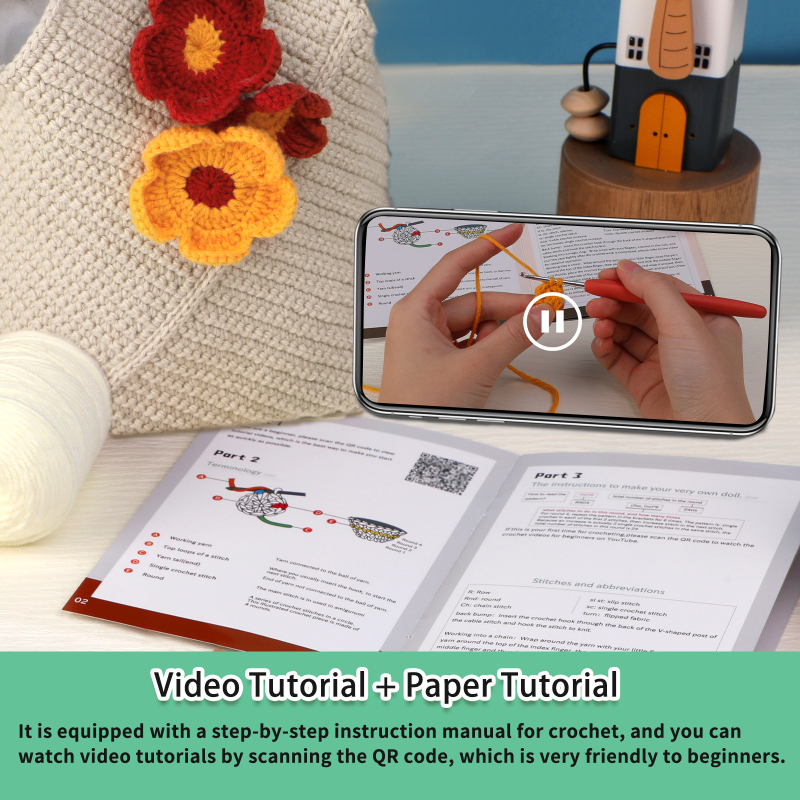 Mezgimo komplektas bohemiškai rankinei pakabukui — akriliniai pluoštai, 21s, 4 gijų, worsted, linijų siūlai