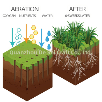 Dex μεταλλικός αεριστής κήπου για έδαφος, τύπος ράκε, με 15 δόντια, κατάλληλο για όλους.