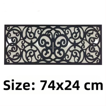 Καουτσούκ στρώμα σκάλας με γεωμετρικό μοτίβο, τετράγωνο σχήμα, μοντέρνο μινιμαλιστικό στυλ