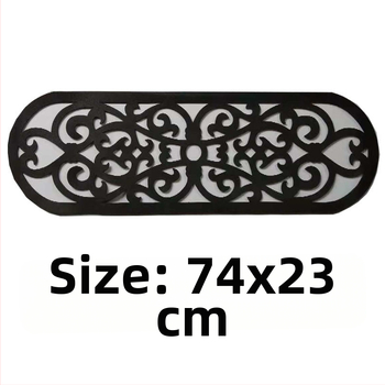 Καουτσούκ στρώμα σκάλας με γεωμετρικό μοτίβο, τετράγωνο σχήμα, μοντέρνο μινιμαλιστικό στυλ