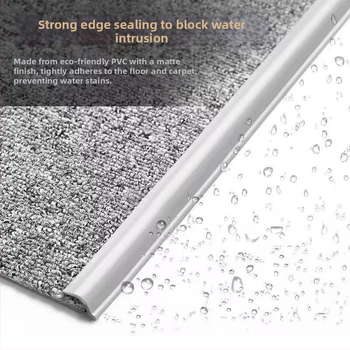 Αυτοκόλλητο PVC προφίλ άκρων για χαλιά και δάπεδα – ίσιο, μοντέρνος σχεδιασμός