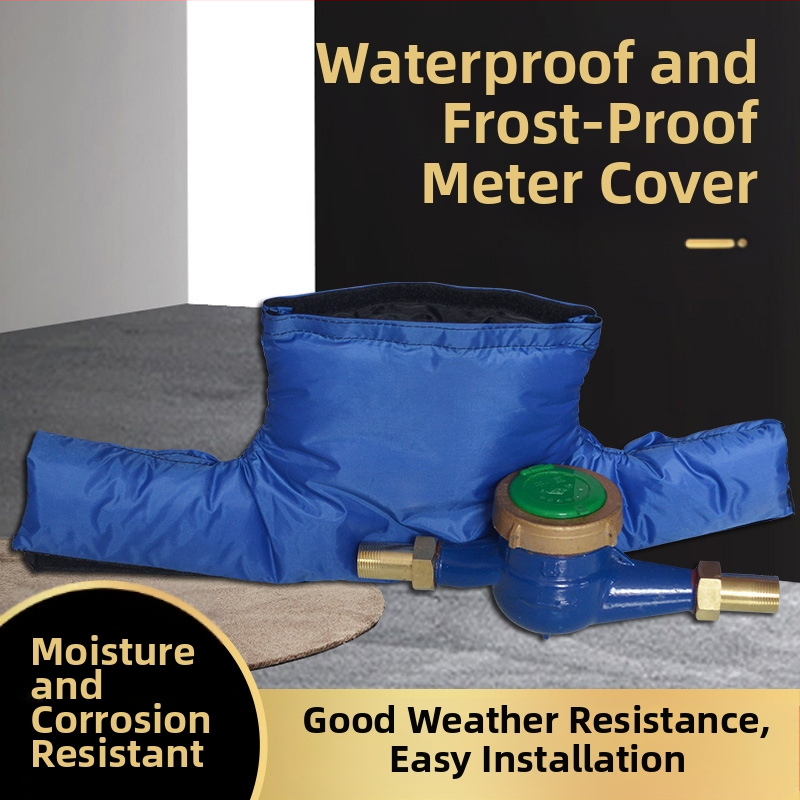 Изолационен калъф за водомер с плат и ядро от изолационна памук; твърдо състояние, повърхностни подутини, работна температура до 80°C