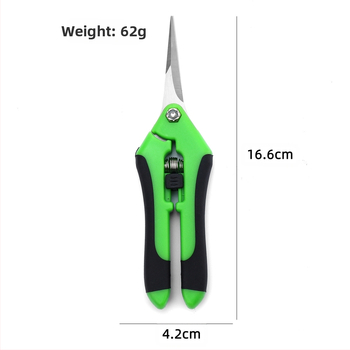 Ψαλίδια συγκομιδής φρούτων και κλάδεματος, κηπουρικό εργαλείο με ίσιο άκρο, για συγκομιδή φρούτων και λαχανικών, κλάδεμα λουλουδιών
