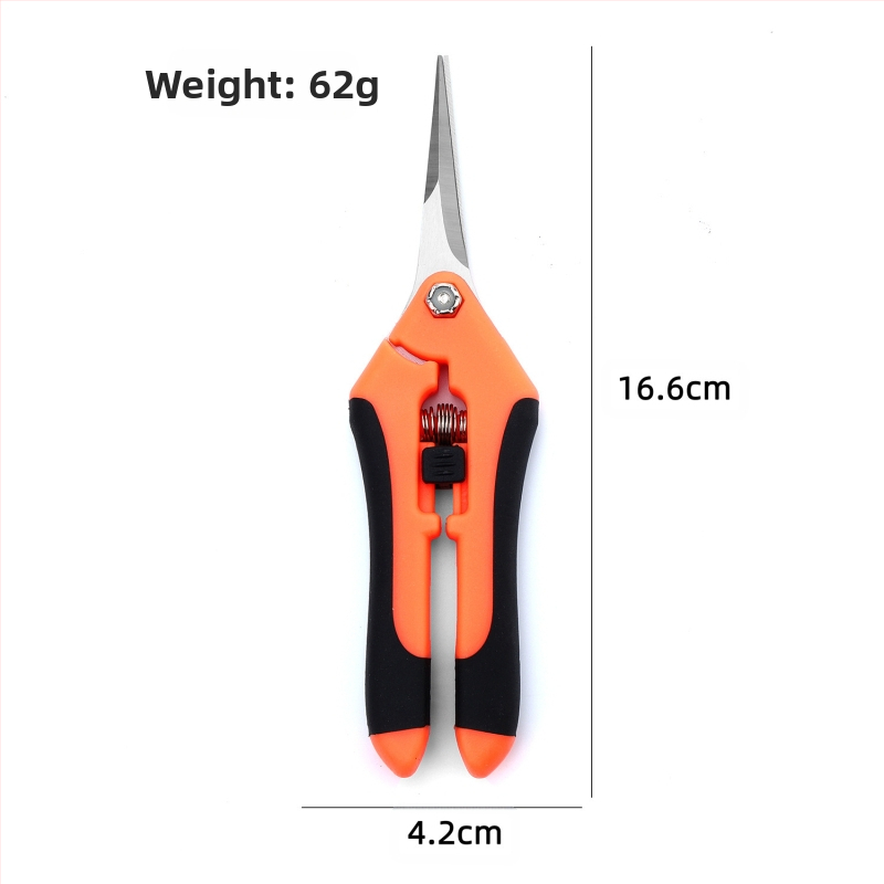 Viljakorjamise ja lõikamise kääride komplekt, aiatööriist otseotsaga, sobib viljade ja köögiviljade kogumiseks ning lillede lõikamiseks