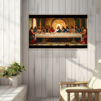 Диамантена картина кръстат бод комплект, плат 11-ct, модерен минималистичен стил