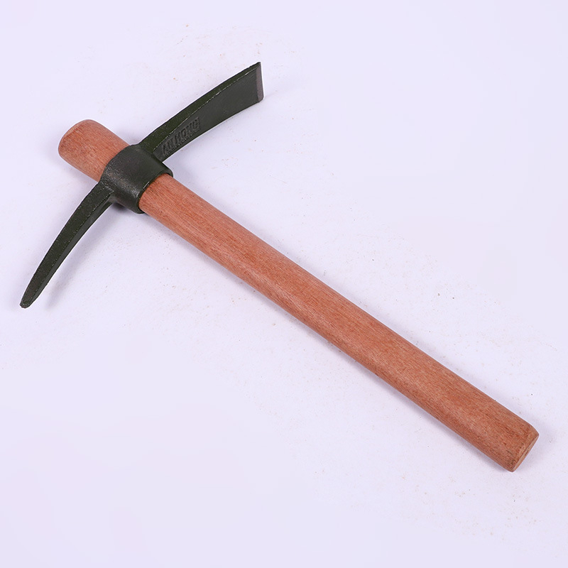 Плоско-заострена стоманена кирка с дървена дръжка, за рязане на дърва и земеделие, дължина 230–300 мм, марка Jin Rui