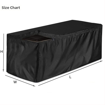 Deck box cover - Αδιάβροχο και ανθεκτικό στη βροχή για εξωτερική αποθήκευση - 100% πολυεστέρας - δυναμική επεξεργασία