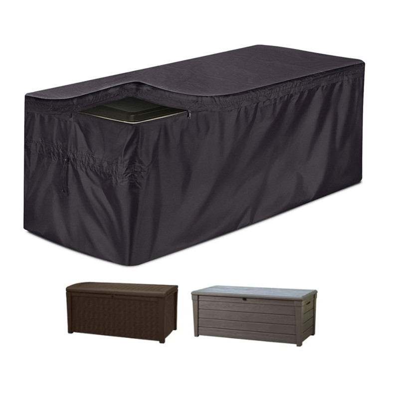 Deck box poklopac - vodootporan za vanjsku pohranu - 100% poliesterska tkanina - prilagođena obrada
