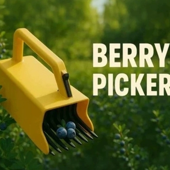 Uogų rinktuvas namų ir lauko naudojimui — anglies plienas; Importas: Ne; Nėra licencijuotų privati prekių ženklų