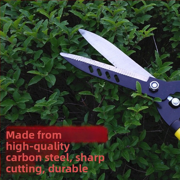 Τελεσκοπτικές κλαδεύτικες ψαλίδες κήπου με χειρολαβή από σωλήνα χάλυβα, χάλυνας 65Mn, διάμετρος κοπής 1–10 mm, βάρος 1,2 kg, μάρκα German help