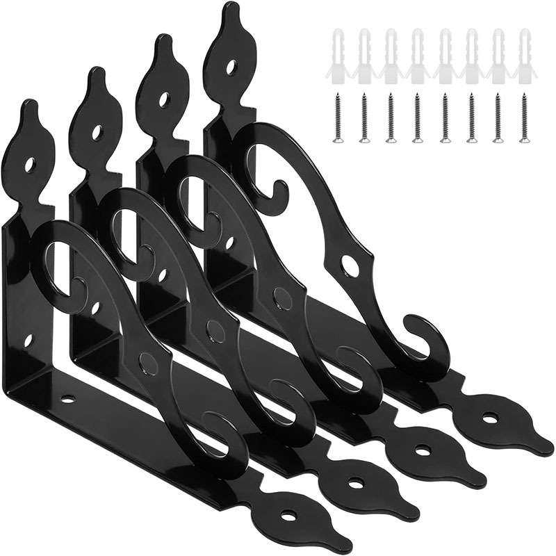 Huiyi S-тип железен ъглов скоба за кухня, дневна и спалня – Скандинавски стил