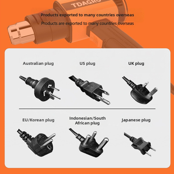 Дигитален терморегулируем горещ въздушен пистолет, 2000W, 220-240V, 50-650°C, защита от прегряване