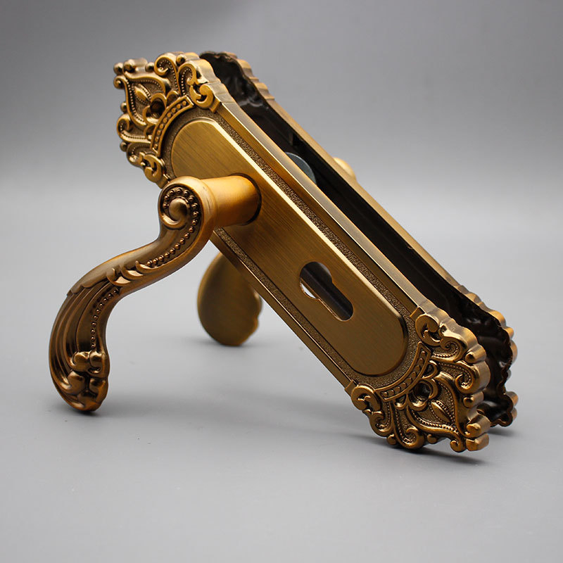 Unutarnja dverna ključavnica s kvakom, aluminijska legura, model L208, Xinpin Hair, moderan minimalistički stil