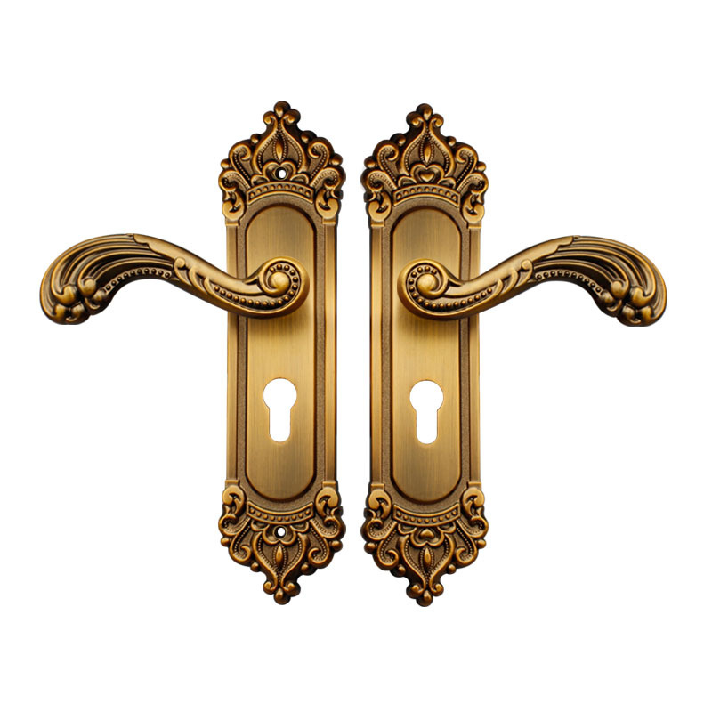 Unutarnja dverna ključavnica s kvakom, aluminijska legura, model L208, Xinpin Hair, moderan minimalistički stil