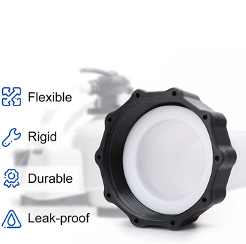 Baseino žarna su veržlėmis abiejose galose, PE plastiko konstrukcija (ZLP)