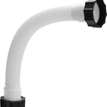 Baseino žarna su veržlėmis abiejose galose, PE plastiko konstrukcija (ZLP)