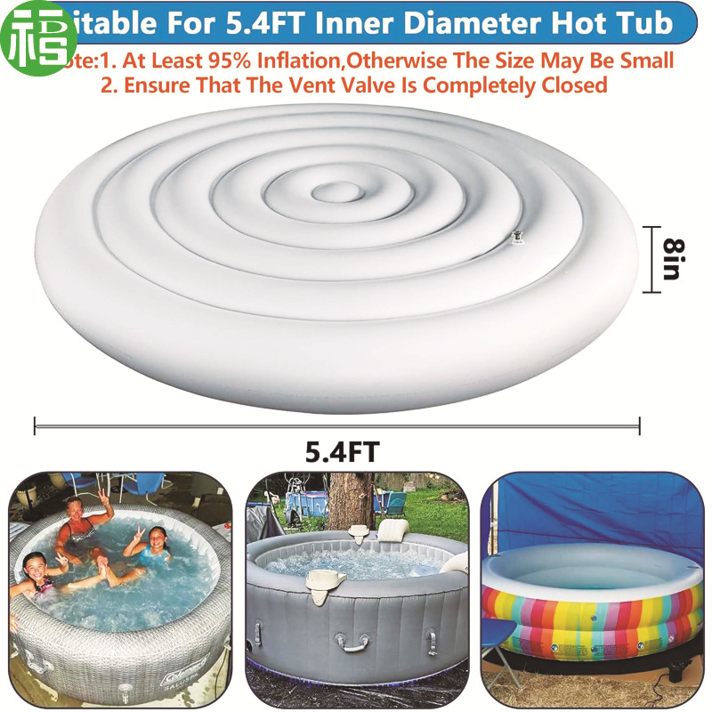 Φουσκωτό κάλυμμα κυκλικού πισίνας, PVC παχύ, μοντέλο fds20250501925, Fudosheng.