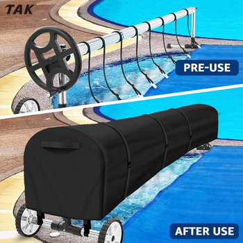 Κάλυμμα κυλίνδρου πισίνας με ηλιανό κάλυμμα – 600D Oxford ύφασμα, μοντέρνο στυλ