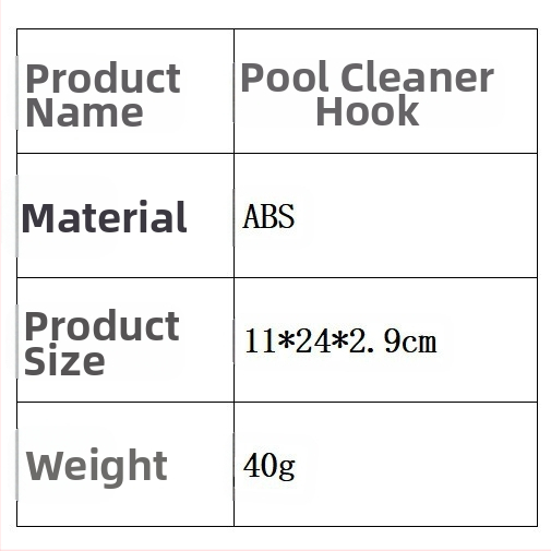 Háčik na čistenie bazéna s teleskopickou tyčou – (Univerzálna kompatibilita; Všetky bazény; Teleskopická tyč; Vysávače; Značka: dbtech)