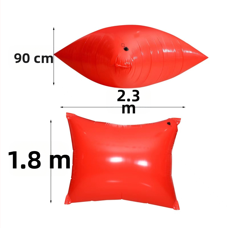 Възглавница за зимен басейн, надуваема, PVC материал, дебела и устойчива на студ, защитен калъф, плаваща въздушна възглавница