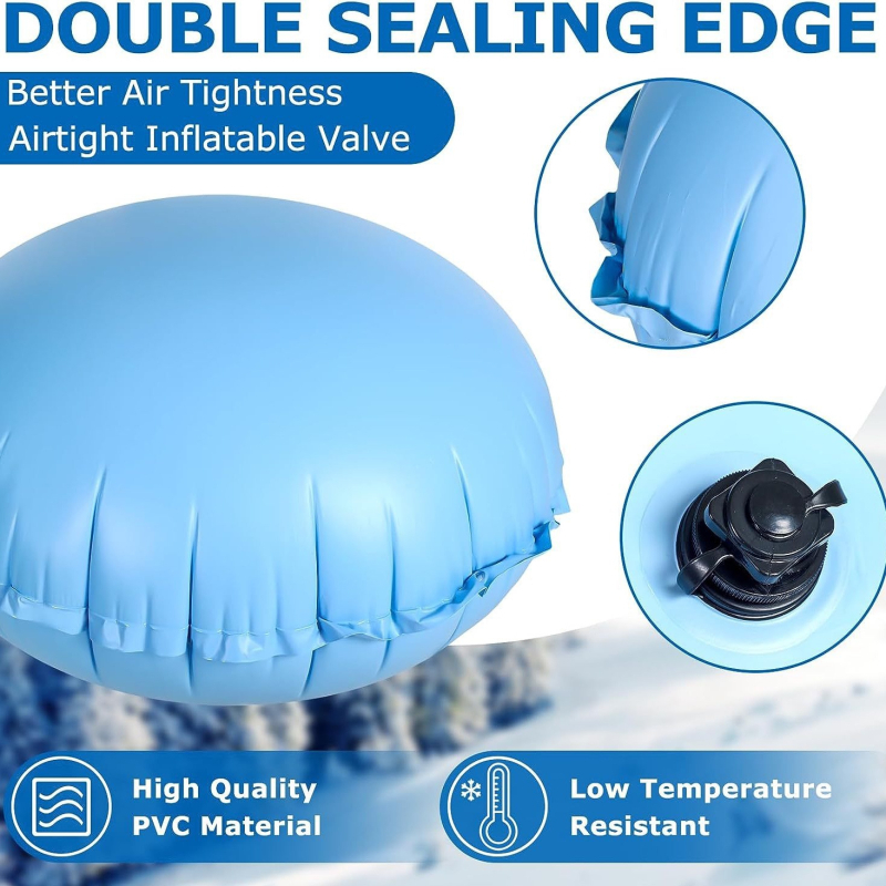 Išorinė žieminė baseino danga; pripučiamas baseino oro pagalvė; PVC medžiaga; apsauga nuo užšalimo ir šalčio