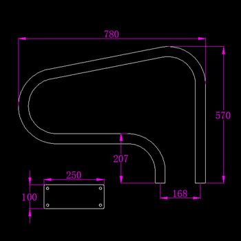 Ръкохватки и стълби за плувен басейн от 304 неръждаема стомана, удебелена стълба за басейн
