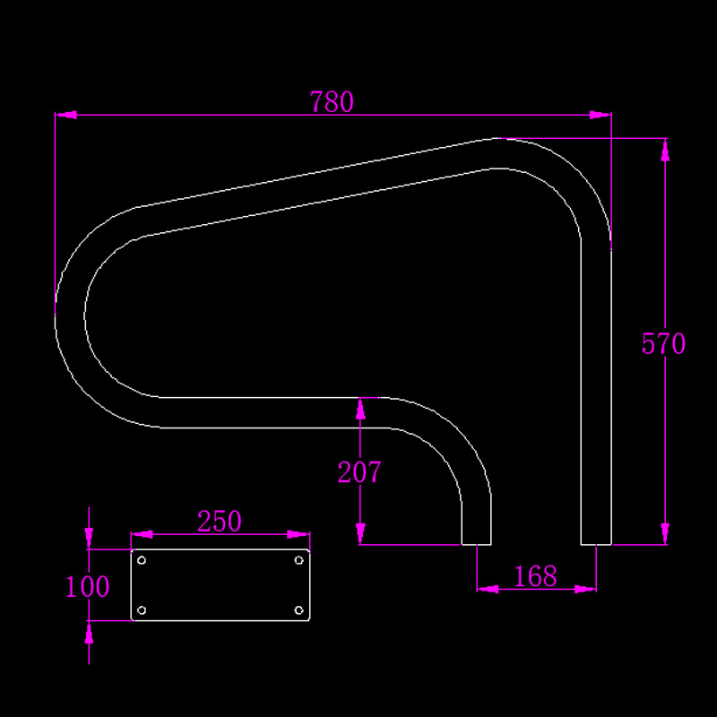 Ръкохватки и стълби за плувен басейн от 304 неръждаема стомана, удебелена стълба за басейн