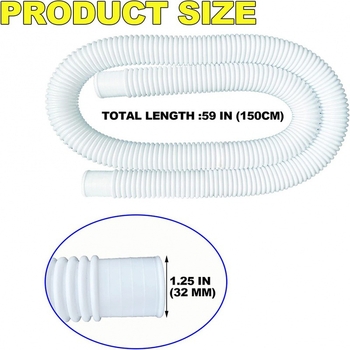 Adapter σωλήνα πισίνας φουσκωτής, PVC υλικό, κατάλληλο για σύνδεση σε αντλητικό σύστημα