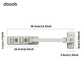 Looktosee Langų ir durų saugos spyna — vaikų apsauga nuo atidarymo, spaudimo-traukimo mechanizmas, tinkama aukštoms pastatams, 90 vnt pakuotė