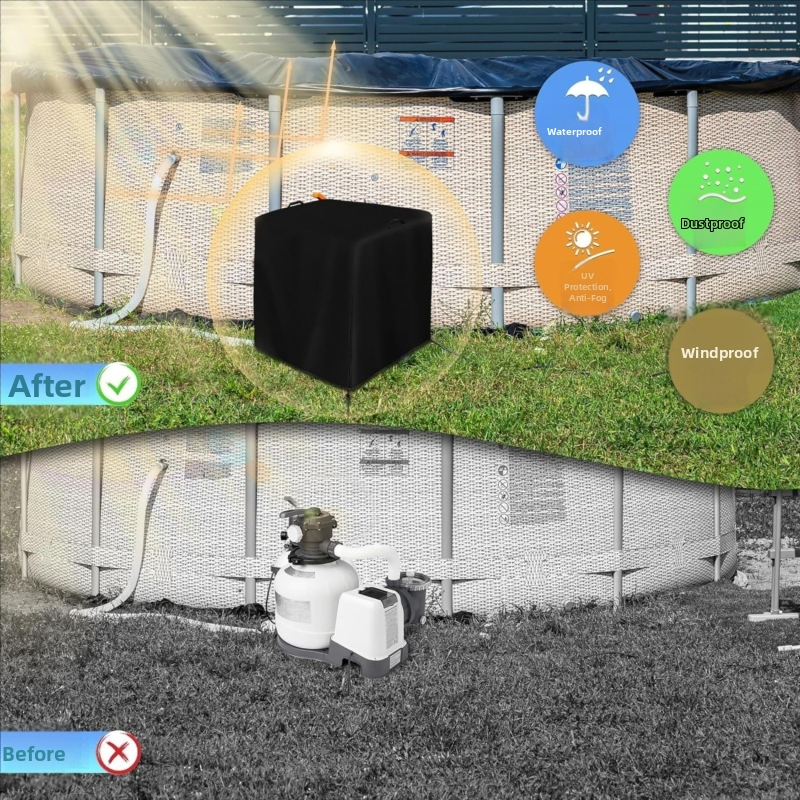 Капак за филтър помпа на басейн, Oxford плат, марка 88, стил модерен минимализъм, свободностоящ дизайн, конфигурация: празна цилиндрична форма