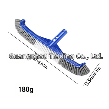Плувен почистващ четка за стени и дъно с ъглов дизайн