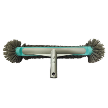 Укрепена тежкотоварна стенна четка за басейни, езера и горещи извори — професионална почистваща четка