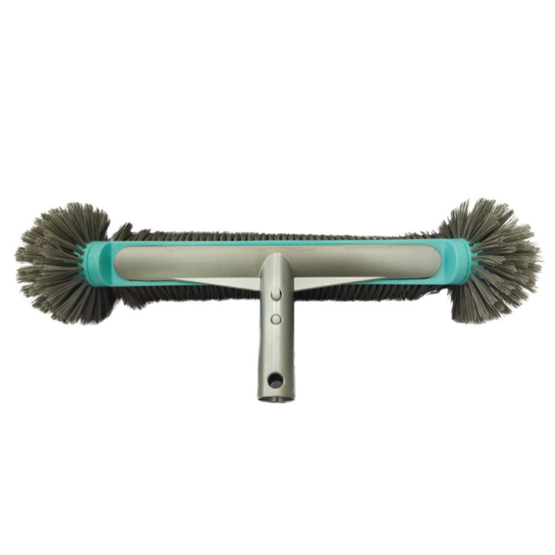 Укрепена тежкотоварна стенна четка за басейни, езера и горещи извори — професионална почистваща четка