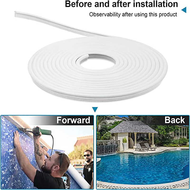 Уплътнителна лента за облицовка на басейн с клиново заключване – термоустойчива, общ модел, стандартни части