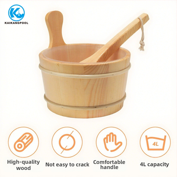 Medinė statinė sauna – kojų voniai, suaugusiems