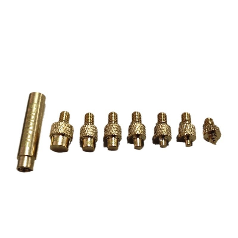 Aštuonių dalių varinių terminių laidumo galvu rinkinys 3D spausdintuvams (M2–M8)