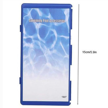 Nešiojamas baseino vandens tyrimų rinkinys: pH 6.8–8.2 matavimas ir chlori aptikimas